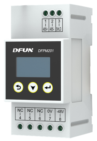 Многоканальный счетчик энергии постоянного тока DFPM201 для основания телекоммуникационной башни